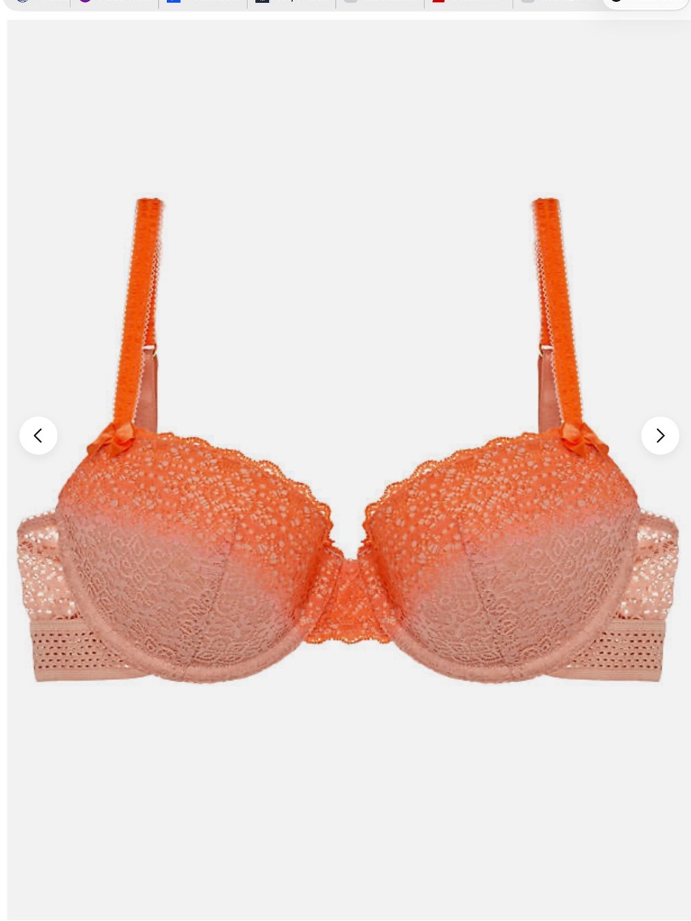 Stella McCartney dip-dye underwire bra Size 32C